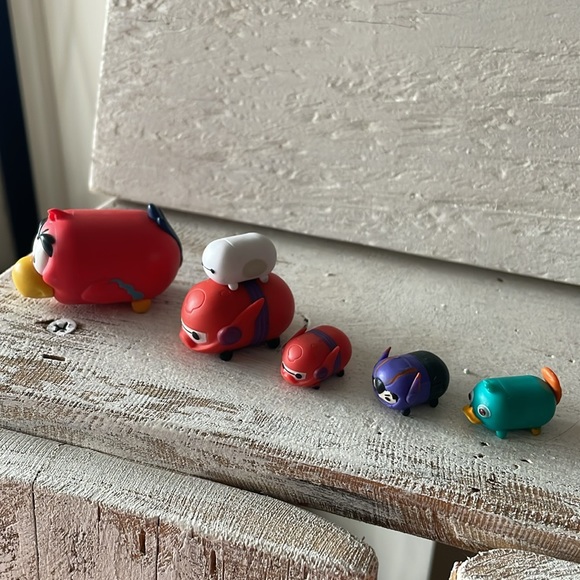 DISNEY angry Birds, Baymax, Phineas, and Ferb Tsum Tsum Vinyl Figures Lot - Picture 2 of 4